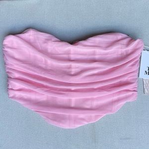 Tigermist Pink Corset Crop Top